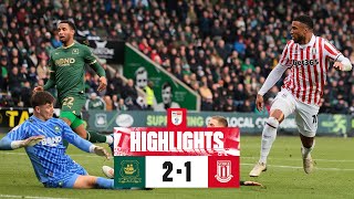 Campbell nets in last minute loss at Home Park | Plymouth Argyle 2-1 Stoke City | Highlights