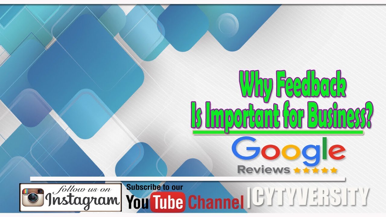 Why Feedback Is Important for Business? - YouTube