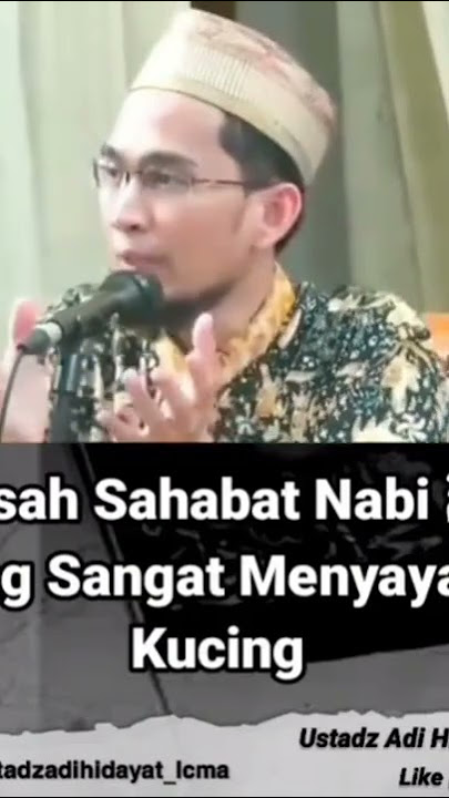 tentang kucing di dalam islam ,ceramah UAH