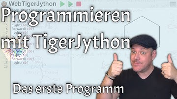 Programmieren Lernen mit TigerJython (Python und GTurtle) - Bewegung und Drehung