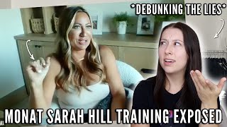 MONAT Sarah Hill Training EXPOSED!! *The Real Training* #monatglobal
