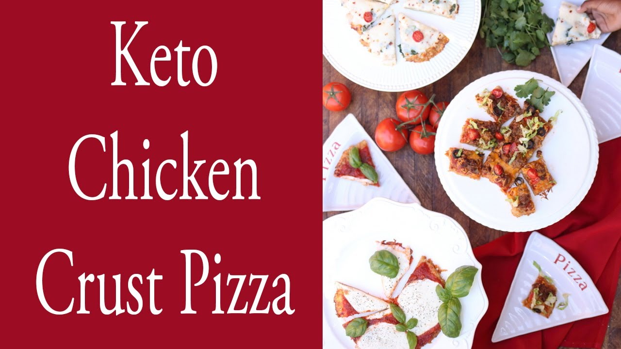 Keto Chicken Crust Pizza - YouTube