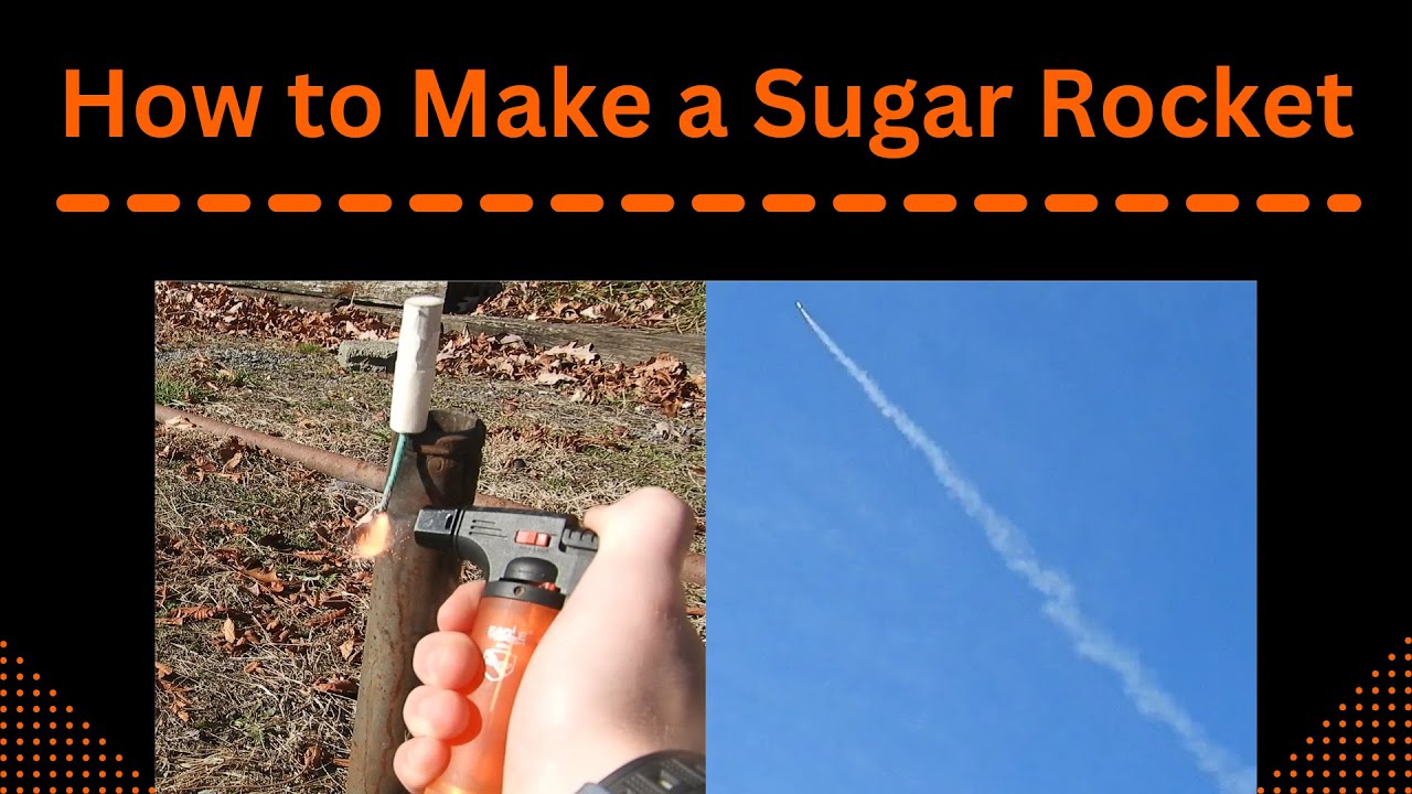 How to make a small sugar rocket - YouTube