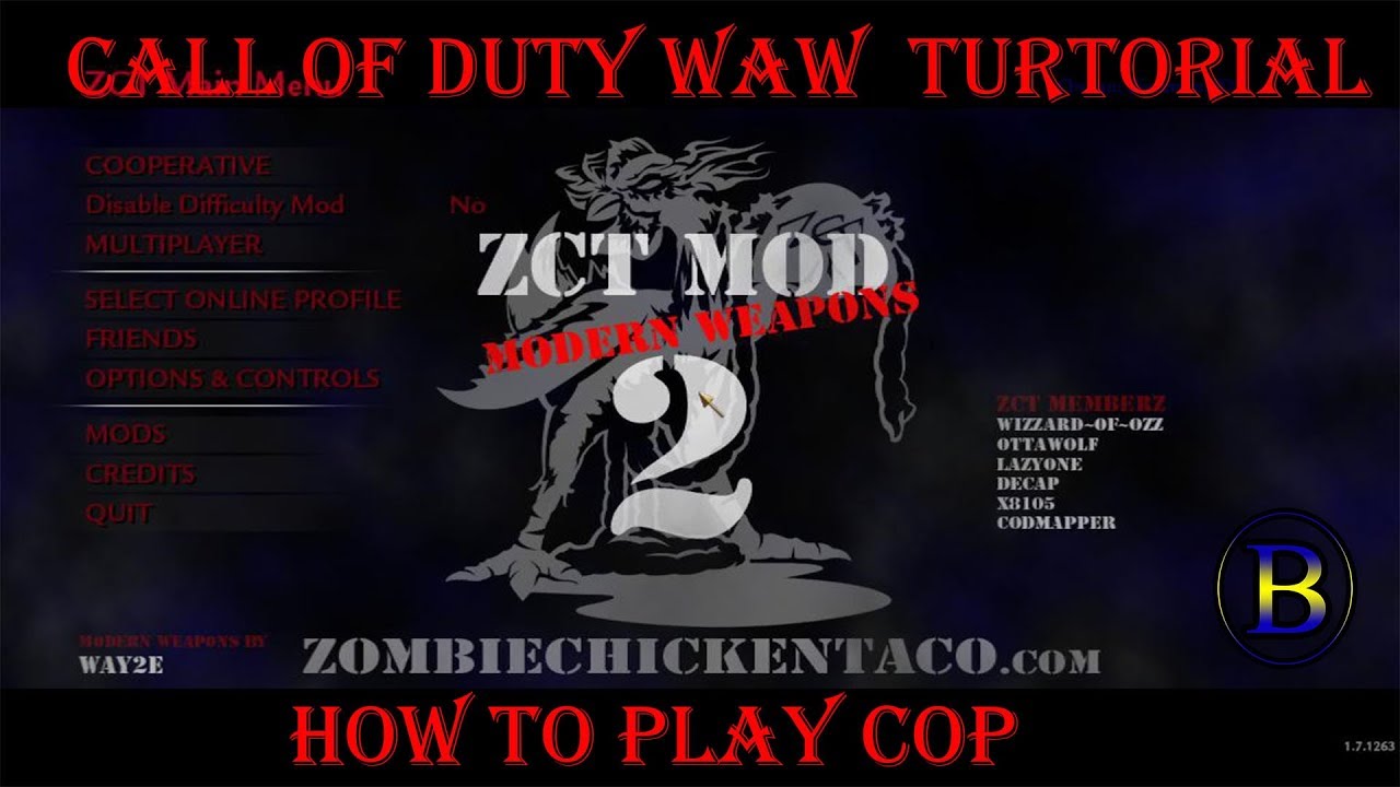How to play Nazi Zombie Airport Coop on Call of Duty WaW YouTube