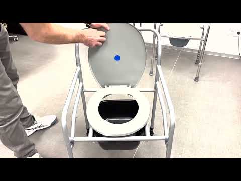 Крісло із санітарним оснащенням Karadeniz Medical KT-770. Навантаження (max): 100 кг, видео 1