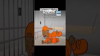Hiphop into Cartoons Tory Lanez #hiphop #shorts #shortsfeed #torylanez #2danimation #digitalart