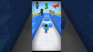 Mob jump challenge 😱 #minecraft #minecraftshorts #shorts