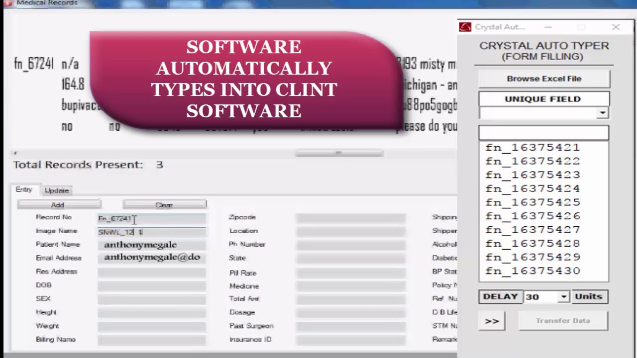 medical form filling auto typer software youtube form typer