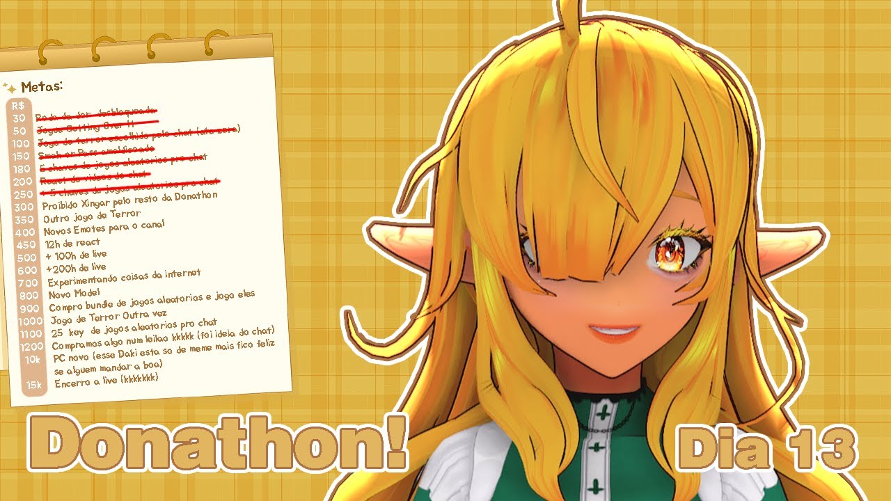 [VtuberBR] Donathon Dia 13 