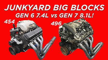 JUNKYARD BBC BATTLE-GEN 6 7.4L 454 VS GEN 7 8.1L 496. WHO IS THE LOW-BUCK KING OF BIG BLOCK TORQUE?