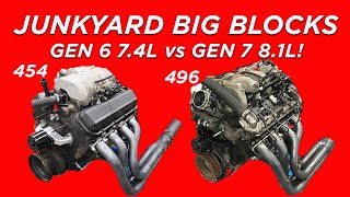Junkyard Bbc Battle-Gen 6 7.4L 454 Vs Gen 7 8.1L 496. Who Is The Low-Buck King Of Big Block Torque?