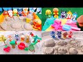 アンパンマンとお砂場遊び☆動画まとめ☆いろんな型や水鉄砲、はらぺこあおむしのおもちゃでも遊ぶよ!