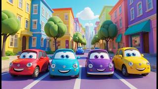 Fünf kleine Autos hupen, hupen | Lustiges Autolied &amp; Kinderlieder zum Mitsingen