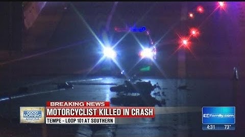Motorcyclist killed in crash on Loop 101