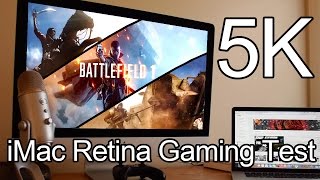 Battlefield 1 in 5k on Retina iMac! Performance Test