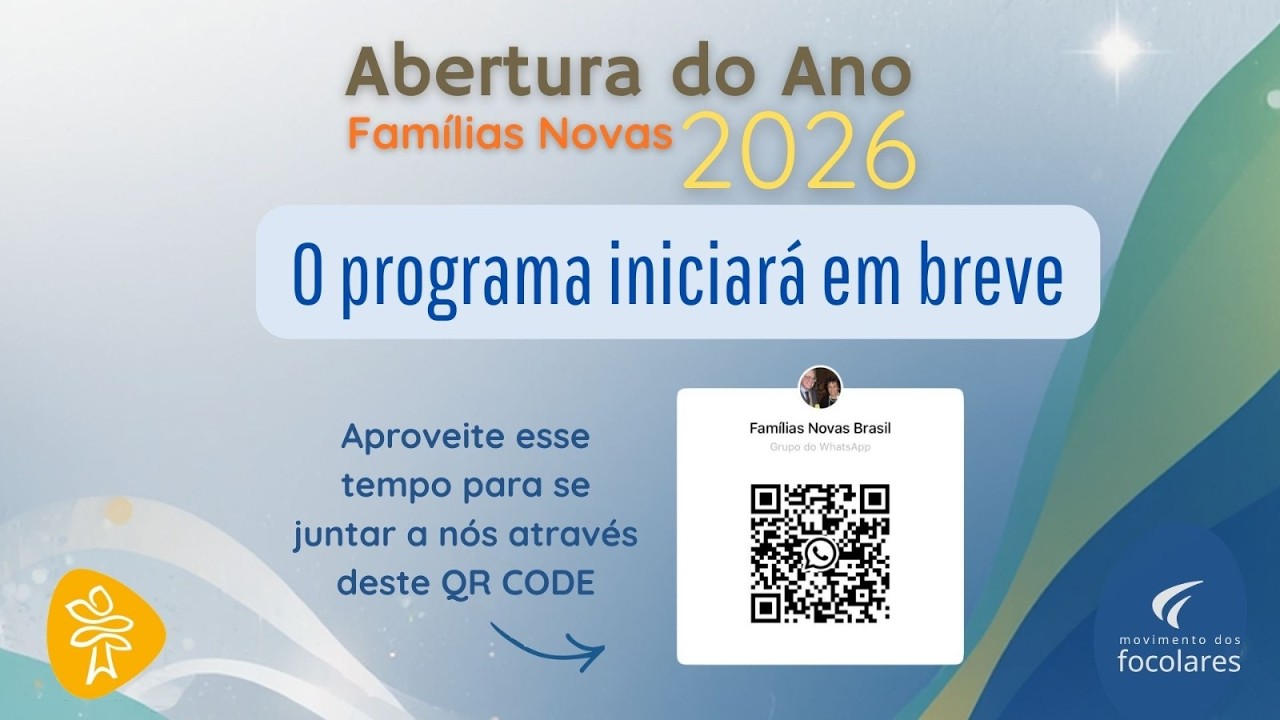 Abertura do Ano - Famílias Novas - 2026