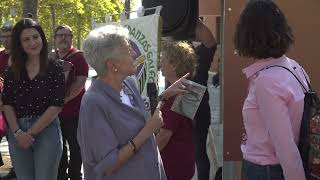 Inauguración del mural dedicado a Concepció Arenal