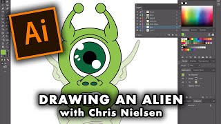 Drawing a BASIC ALIEN in Adobe Illustrator CC Drawing a BASIC ALIEN in Adobe Illustrator CC