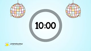 Disco Timer – 10 Minutes Countdown Timer With Music | Fun Classroom Timer