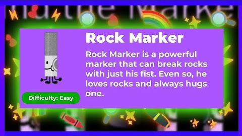 Guide How to Get Rock Marker On Roblox Find The Markers