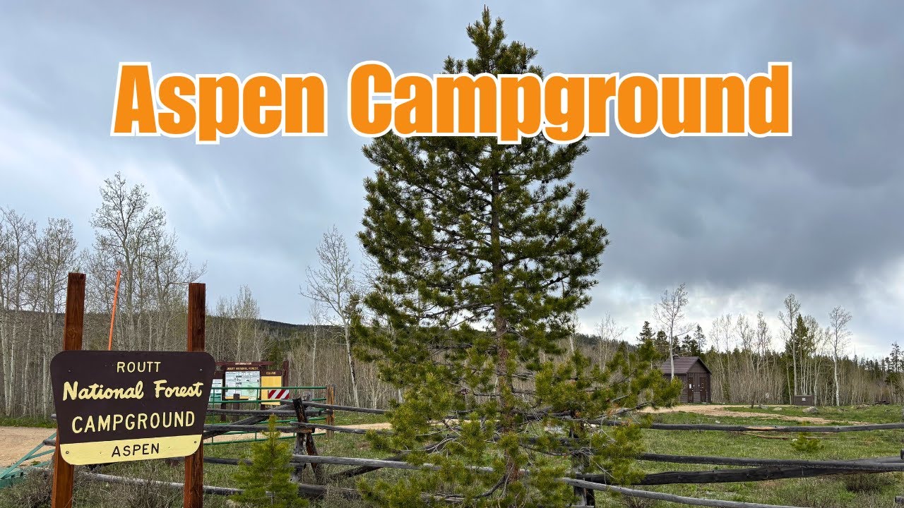 Экскурсия по небольшому кемпингу: кемпинг в Аспене, национальный лес Раутт