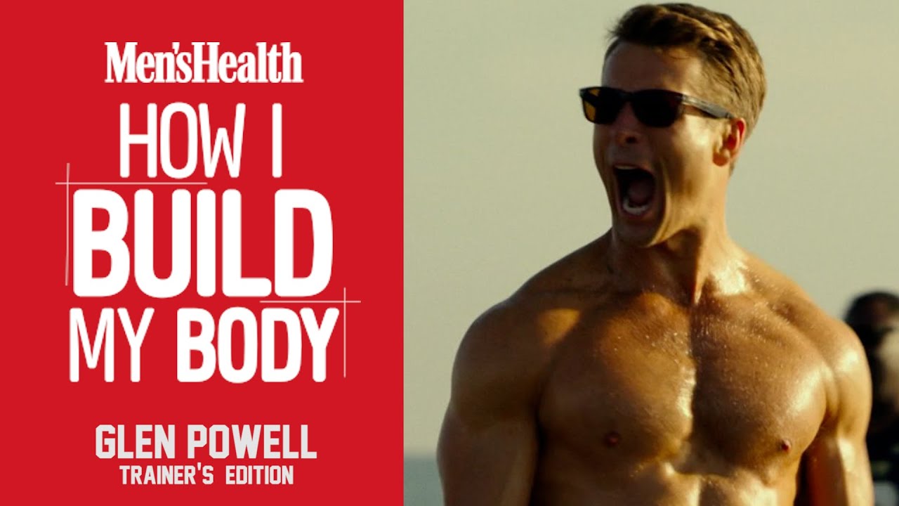 Glen Powell's INSANE 1 month body transformation to play Hangman. The work  and dedication this man put into his character was truly something else : r/ topgun
