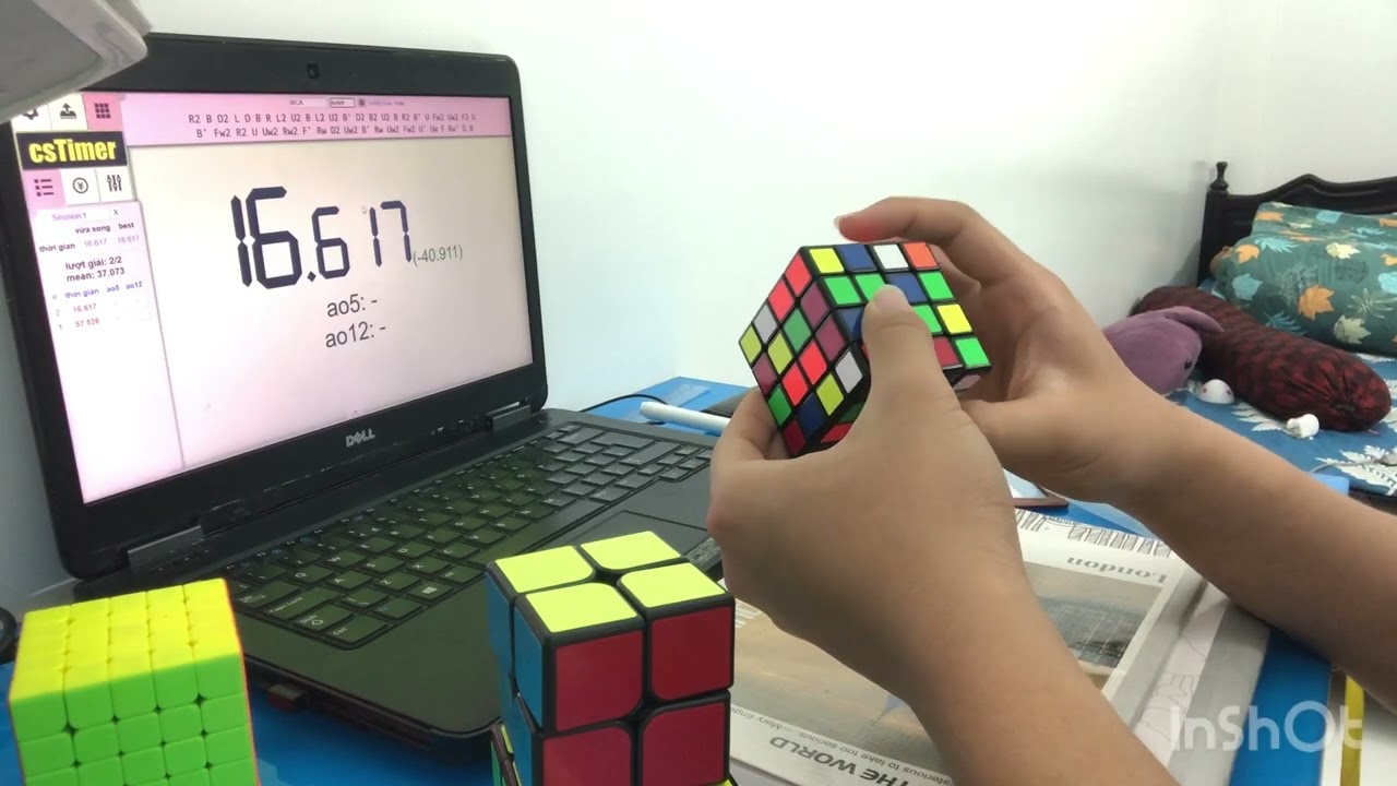 Lâu chưa ra video, giờ thử 1 video rubik 