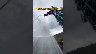 Splash Bungy In Rishikesh #bungee #bungeejumping #jumping #adventure #trending #viral #bungy #shorts