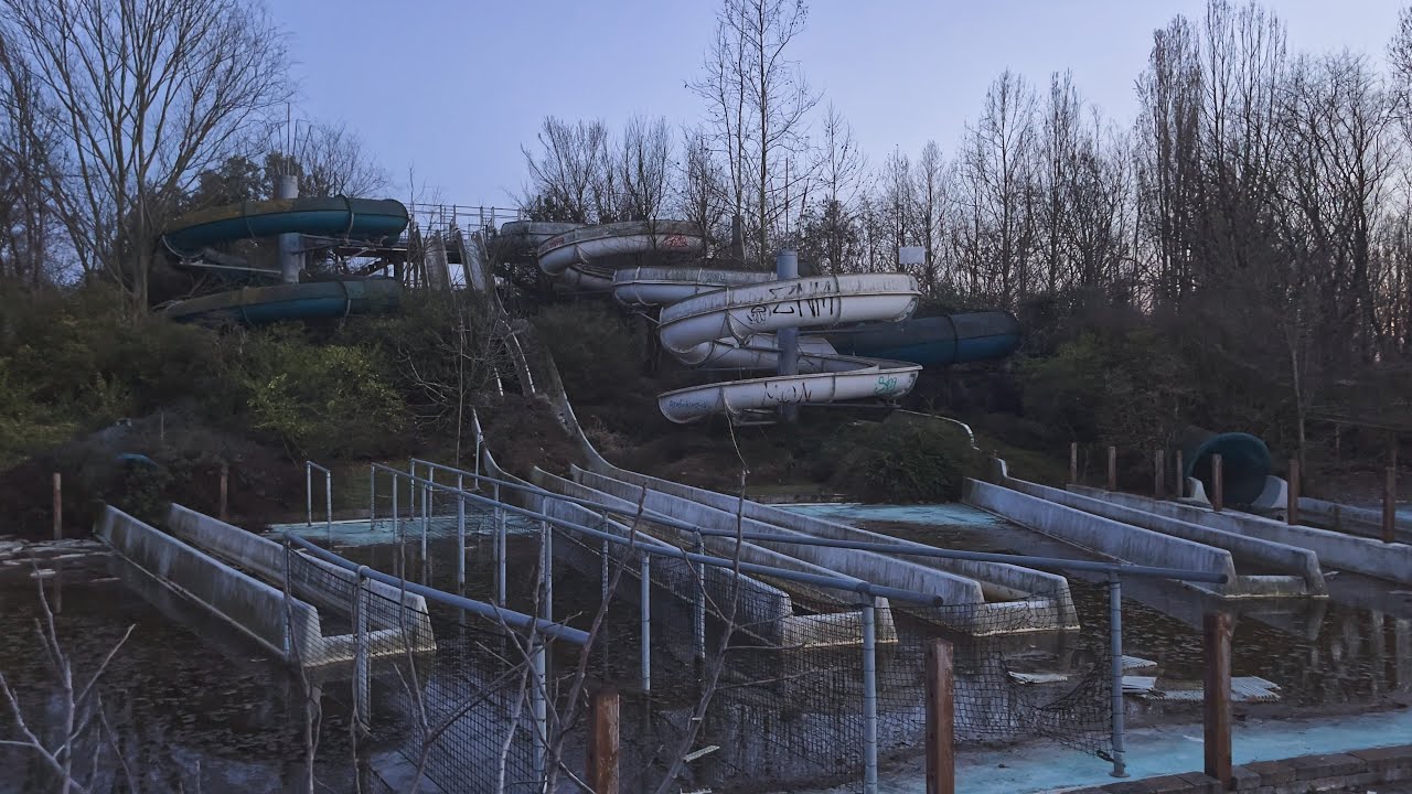 L' ACQUAPARK ABBANDONATO ALLE PORTE DI MILANO! esplorazione con ...