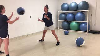 Partner Med Ball Side Toss