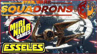 STAR WARS: SQUADRONS 💥TIE INTERCEPTOR ❗BATALHA DE FROTAS❗ ESSELES #starwars #starwarssquadrons