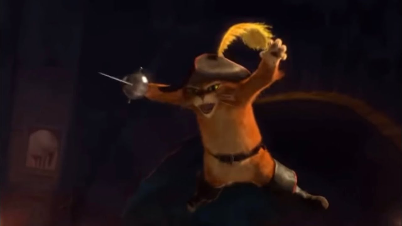 Puss in Boots Jumpscare meme YouTube