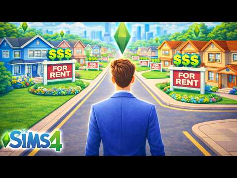 I Became the ULTIMATE Landlord in 'The Sims 4'... (Road to Riches)