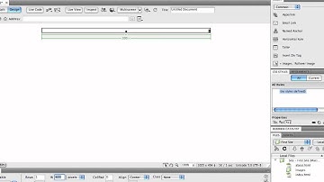 Dreamweaver Tutorial - Introduction 07 - Tables