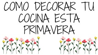 Como decorar tu cocina con plantas