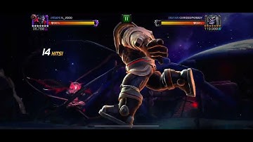 Marvel COC AW - 7* r3 Symbiote Supreme VS 7* r4 Deathless Thanos node #49