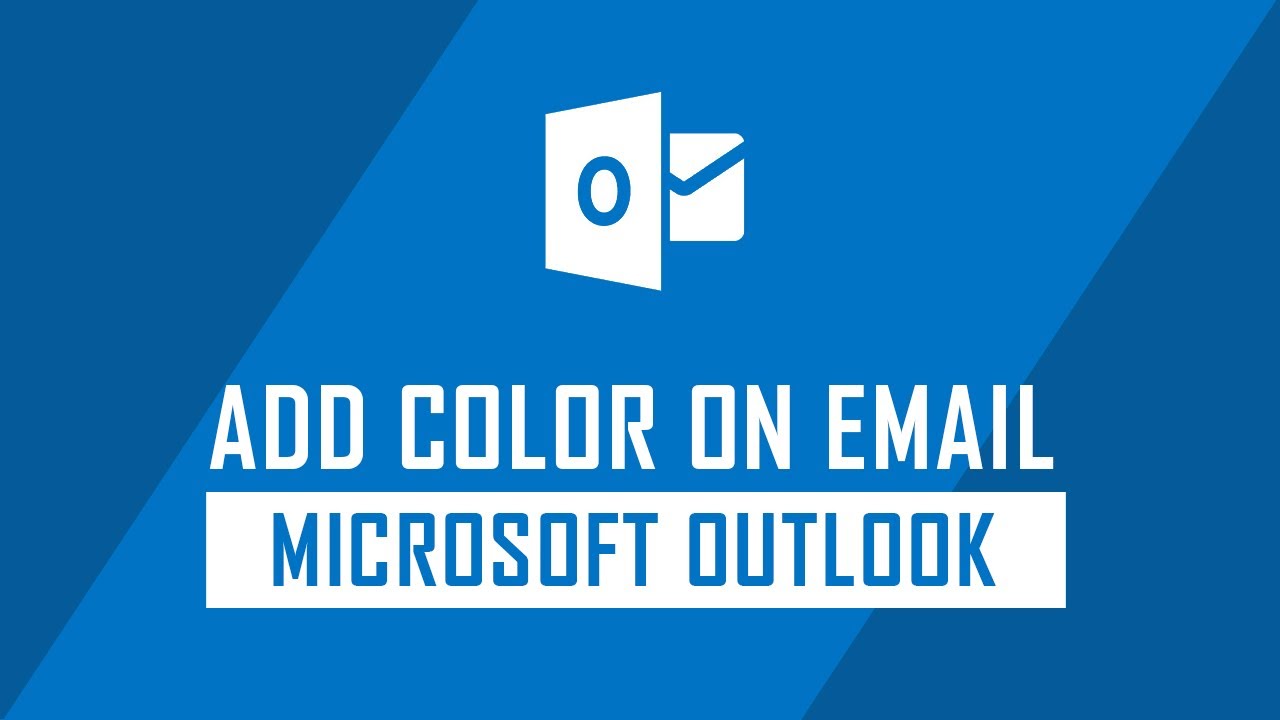 Как добавить цвет к конкретному электронному письму в Microsoft Outlook