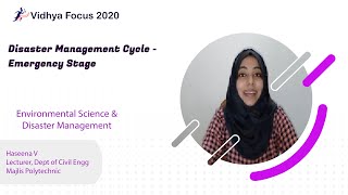 Disaster Management Cycle - EMERGENCY STAGE(Module 4, Part 47)