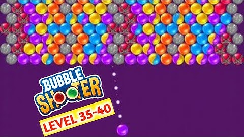 Bubble Shooter Game Play || BubbleShooter Level 35-40 part 5 ||