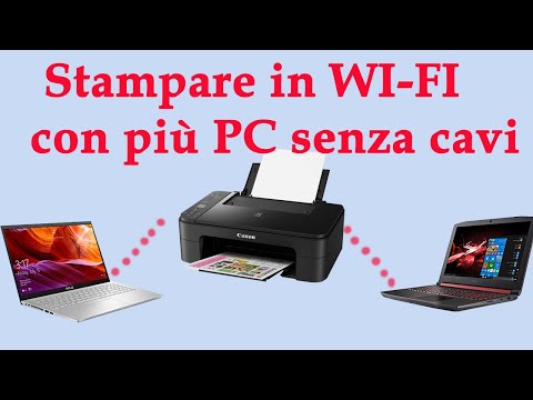 Come stampare in WI FI con una stampante CANON