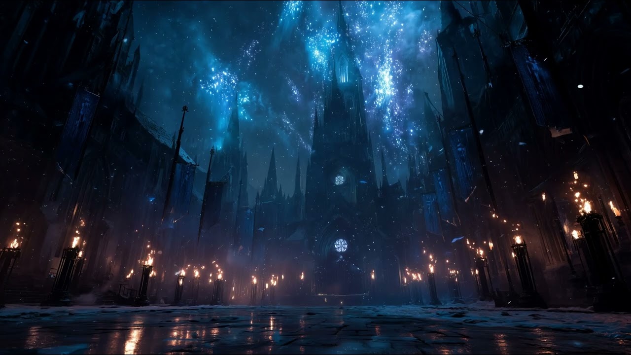 Aurora Over Winterhold | Skyrim-Inspired Cinematic Ambient