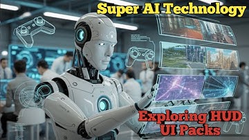 Futuristic HUD UI Packs 2025 | AI-Enhanced Sci-Fi Interface Designs 🚀 | Next-Gen UI Animation Pack