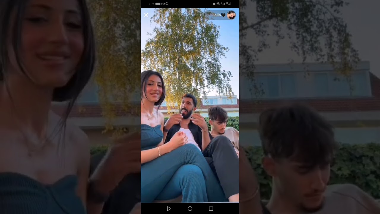 لايف طارق و وائل 😂😂ليلى تاكل وماتشبع ♥