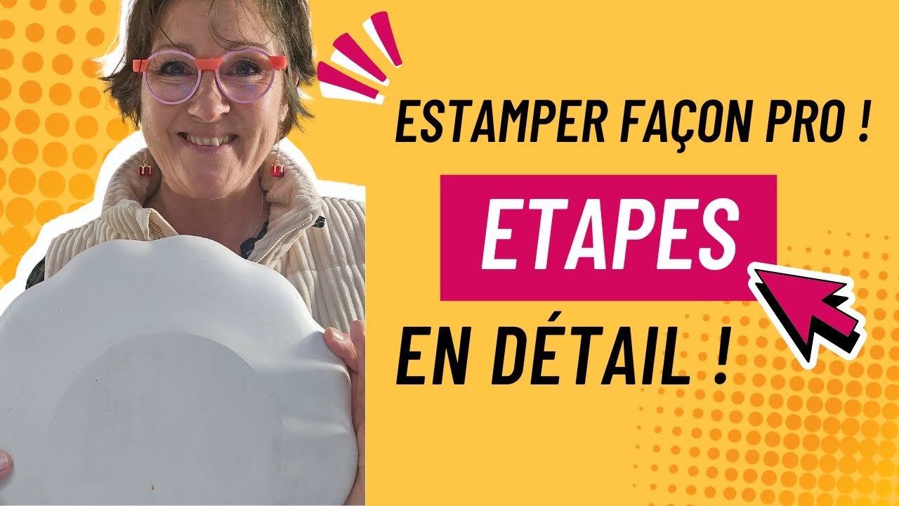 Comment estamper et démouler une plaque d'argile sur chacun des moules aux bords ondulés? Partie1/3