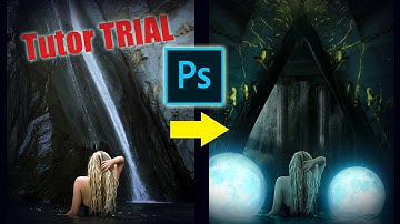 "Ancient Waterfall" PHOTOSHOP Manipulation TUTORIAL || NH Friday