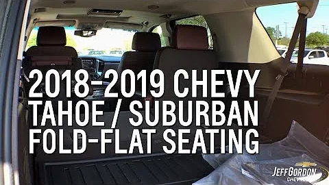 2018-2019 Chevy Tahoe & Suburban Fold Flat Seating Demo