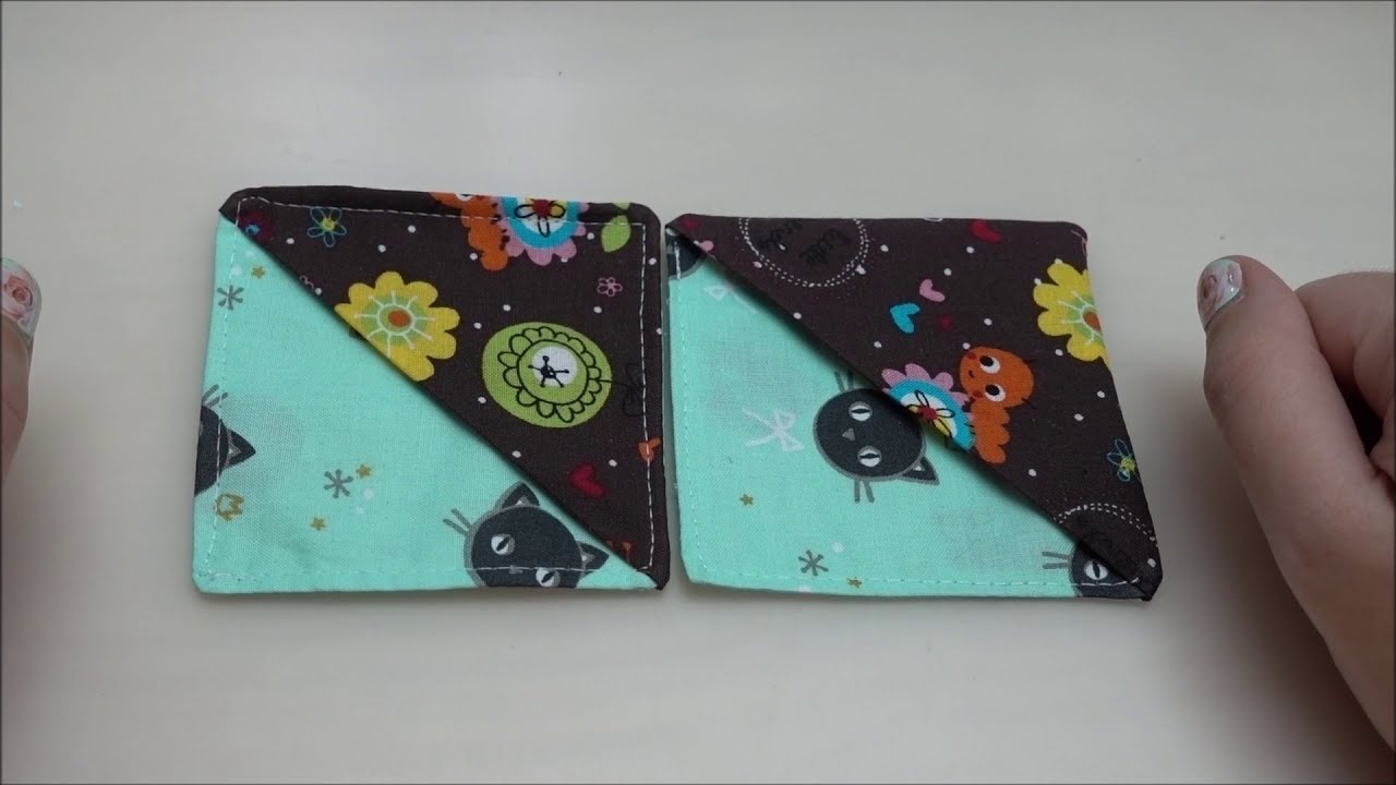 Lesezeichen selber nähen aus Stoffresten