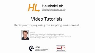 Rapid prototyping using the scripting environment