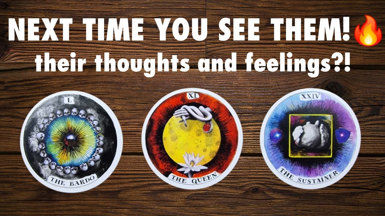 🔎❤ YOUR CRUSH'S THOUGHTS AND FEELINGS THE NEXT TIME YOU SEE THEM❓❗😃🥵💟🎯PICK A CARD