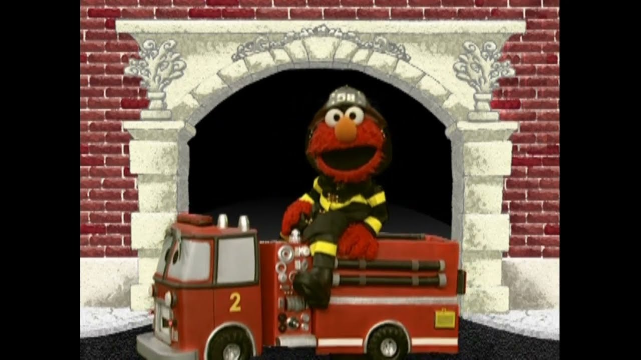 sesame street elmo visits the firehouse trailer